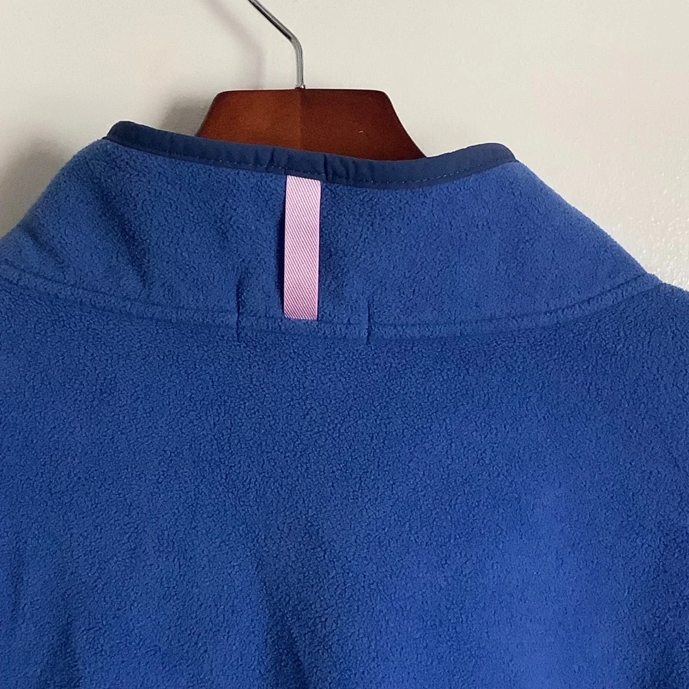 Polo Ralph Lauren Mens Blue Fleece Snap Mock Neck Pullover 3XLT Big & Tall